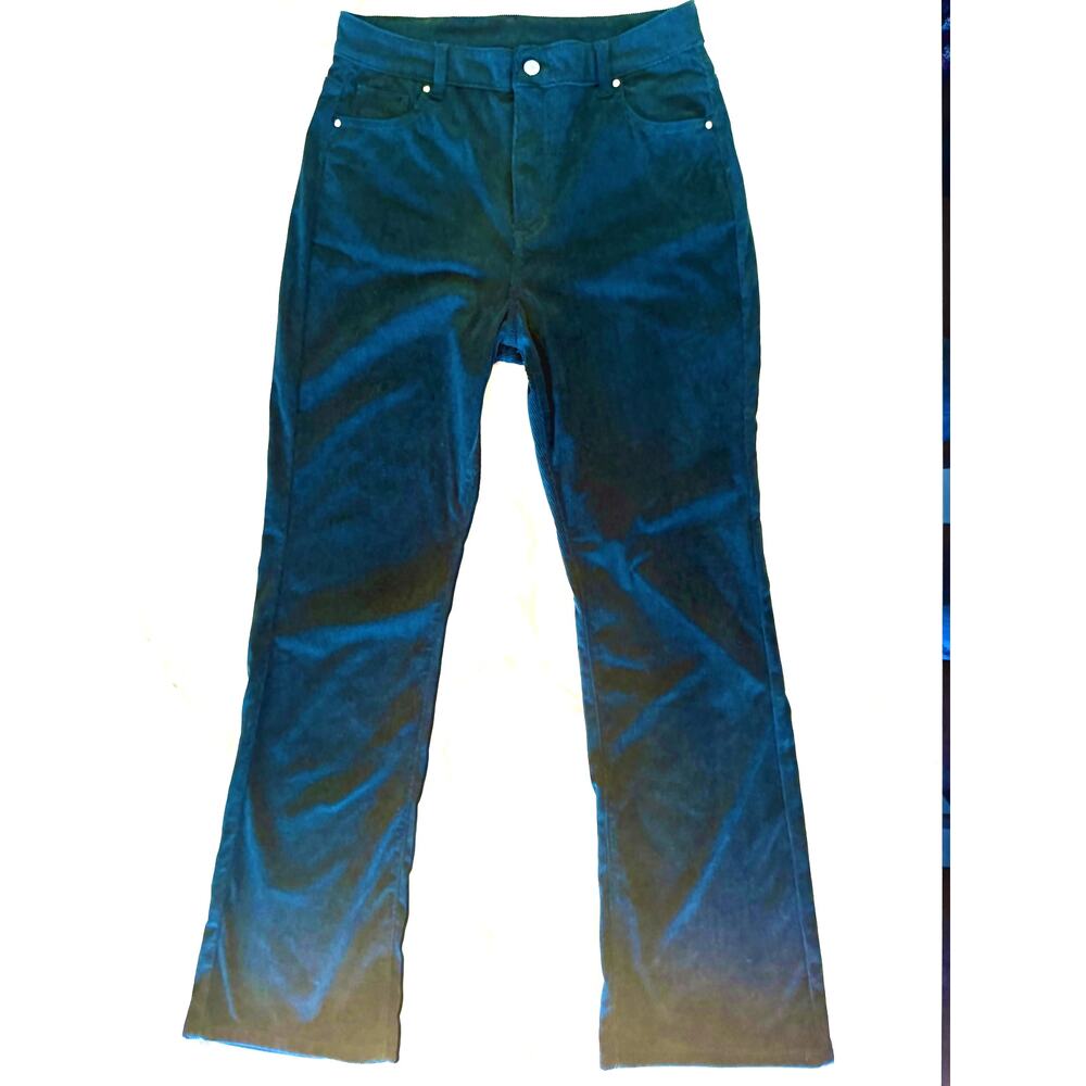Shein Dark Green Fine Wale Corduroy Pants